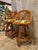 1960s Arched Spindle Rattan Swivel Counter Stools (Set of 2) For Sale In Miami - Image 6 of 8