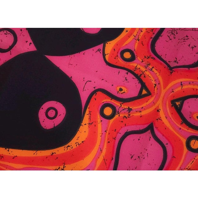 Mid-Century German Pop Art Screen Printed Wall Hanging by Traute Sänger, 1970s For Sale - Image 6 of 6