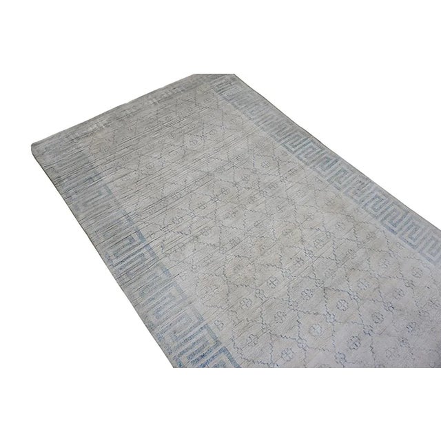 Indian Early 20th Century Indian Cotton Agra Carpet For Sale - Image 3 of 9