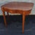 1920s Federal Style Satinwood Inlaid Flame Mahogany Serpentine Card Table For Sale - Image 4 of 10