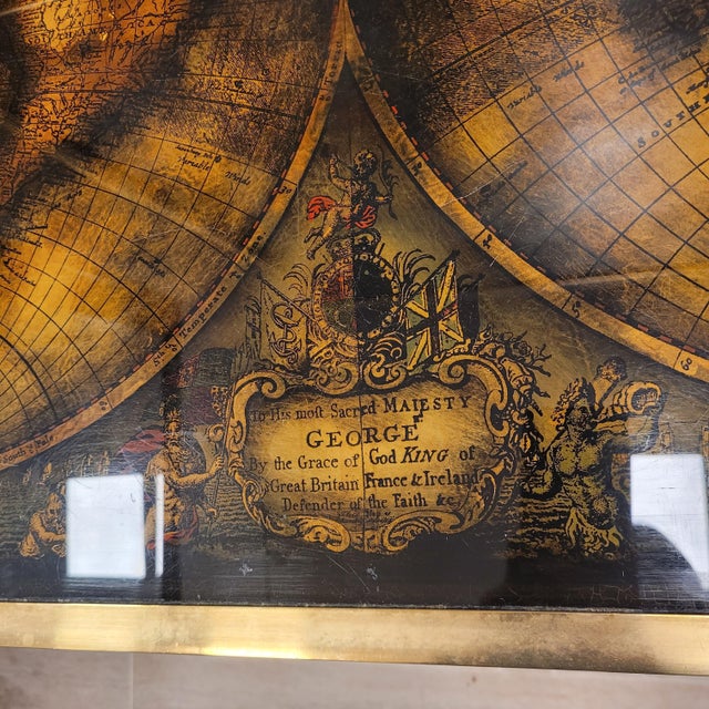 Map Coffee Table from Maison Jansen, France, 1970s For Sale - Image 17 of 18