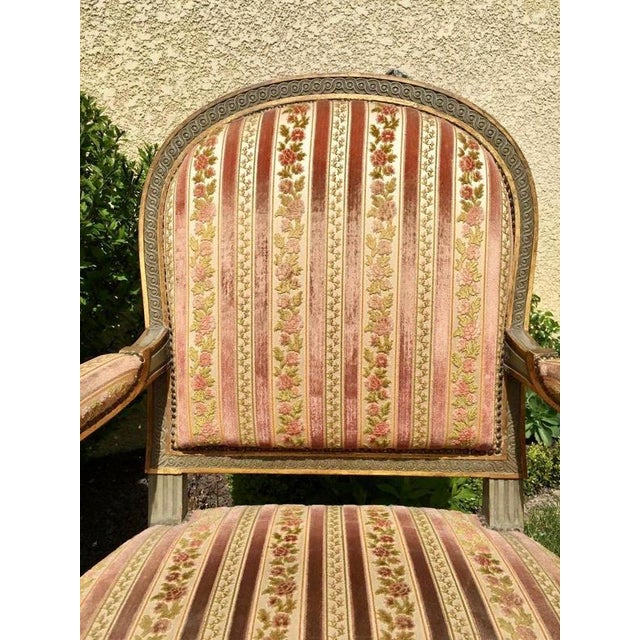 Louis XV Style Armchairs, Set of 4 For Sale - Image 4 of 8