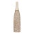 Earthy Brown and Cream Ceramic Vase with Energetic Dripping Décor For Sale