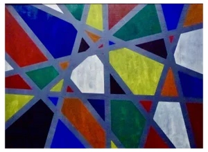 Antonio Chaves, Encounters, 2004, Acrylic on Canvas