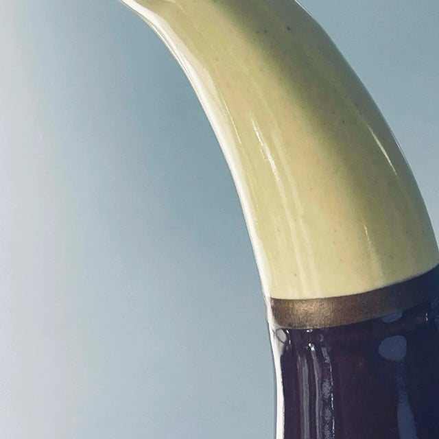 Vintage Mid-Century Modern Swank Oversize Ceramic Pipe Ashtray For Sale - Image 11 of 13