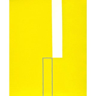 "Ascent" Contemporary Minimalist Geometric Oil Painting by Shyun Song For Sale