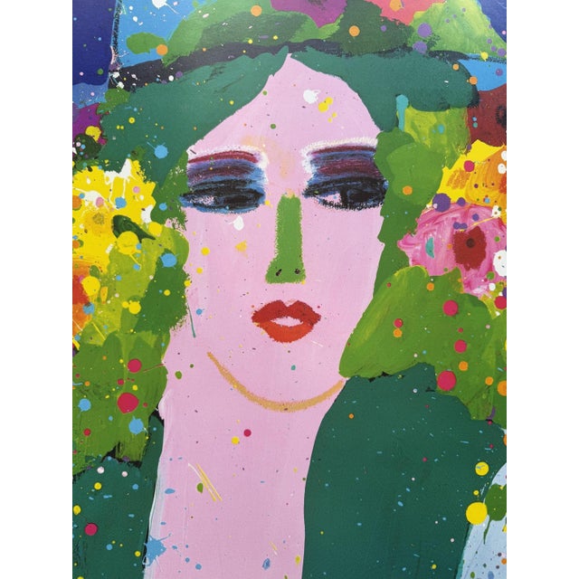 Galerie Moderne Silkeborg Exhibition Poster by Walasse Ting, 1986 For Sale - Image 4 of 7