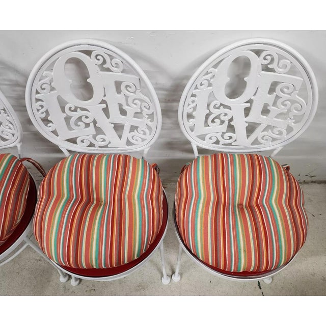 Arthur Umanoff Iron Love Chairs 1960s For Sale In Miami - Image 6 of 12