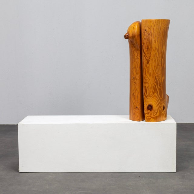 1970s Ineke Van Zuuren, Abstract Sculptures, 1970s, Pine For Sale - Image 5 of 8