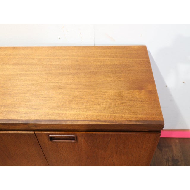 1960s Mid Century Modern Vintage Teak Sideboard Credenza in the Style of Greaves and Thomas For Sale - Image 10 of 14