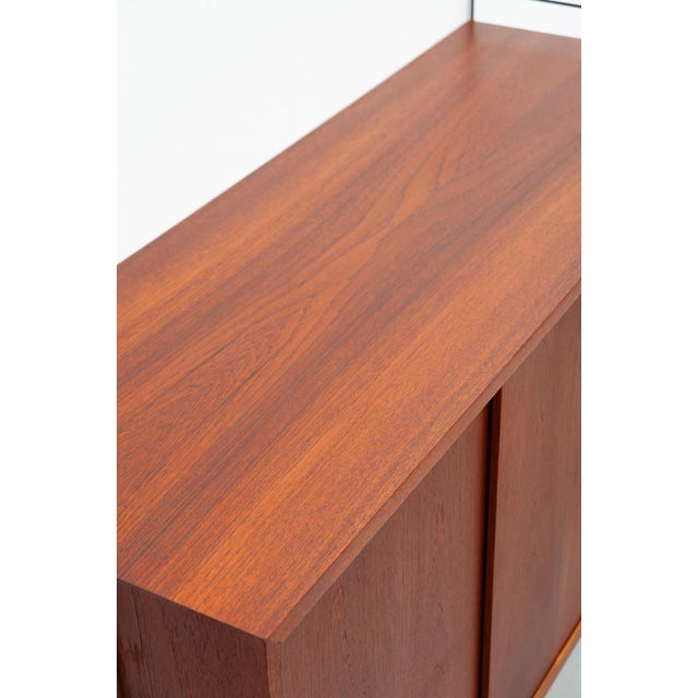 String Wall Sideboard in Teak by Kajsa & Nisse Strinning, 1950s For Sale - Image 12 of 13