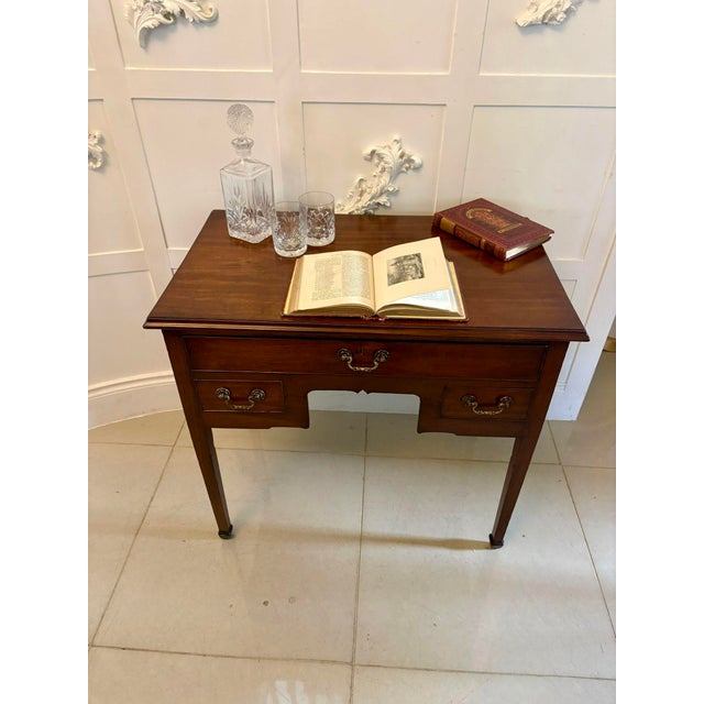 Small Antique Georgian Table in Mahogany, 1800 For Sale - Image 4 of 12