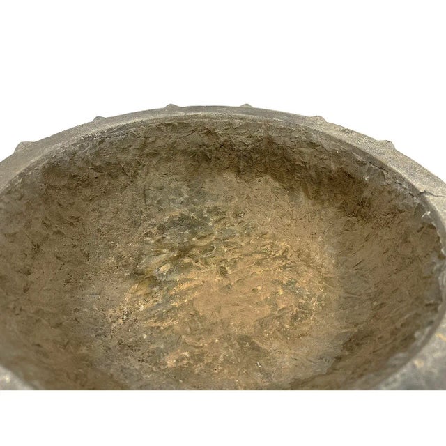 Mid 20th Century Vintage Chinese Hand Chiseled Stone Planter For Sale - Image 5 of 9