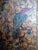 Asian Tri-Fold Hand Painted Lacquer Room Divider For Sale - Image 9 of 12