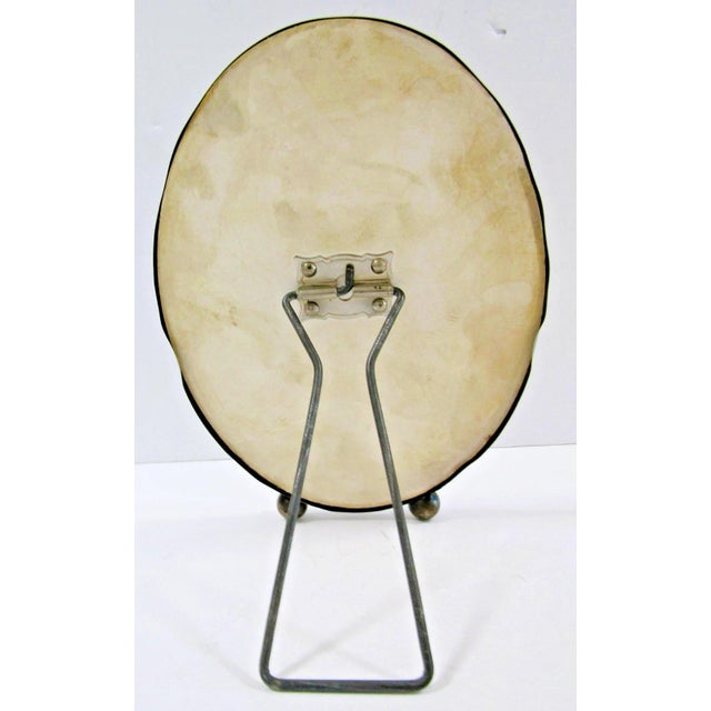 Silver Antique Hallmarked Sterling Silver Oval Picture Frame With Alice Roosevelt Photo For Sale - Image 8 of 13