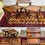 Set of English mahogany nesting tables from the 1950s - L=56cm H=58cm D=39cm.