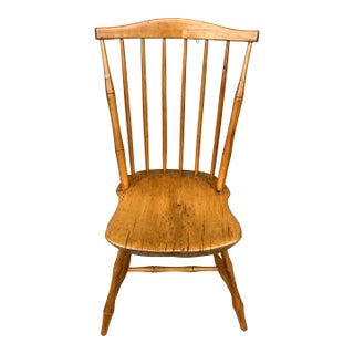 A Antique Fan Back Windsor Side Chair, New England, Circa 1790 For Sale