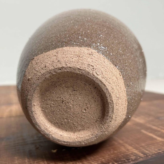 Glazed Ceramic Ikebana Flower Vase, 1960s For Sale - Image 16 of 18