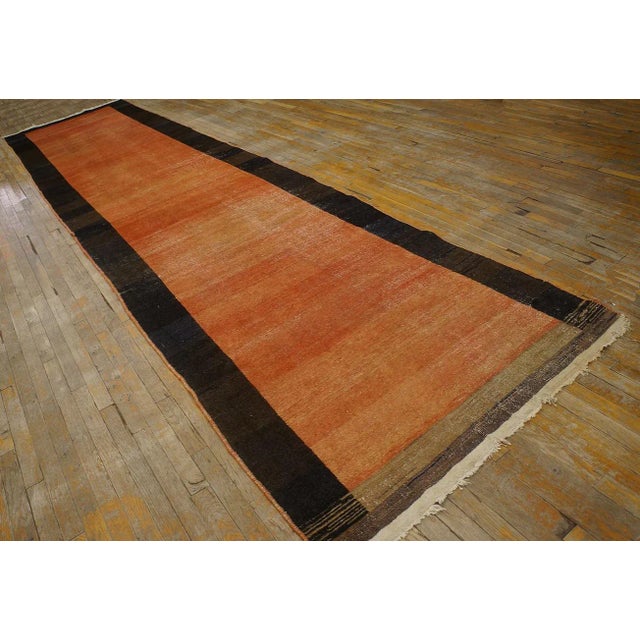 Mid 20th Century Turkish Anatolian Carpet ( 4'3" x 18'8" - 130 x 570 ) Vintage Large Turkish Turkish Allover Knotted Rug,...