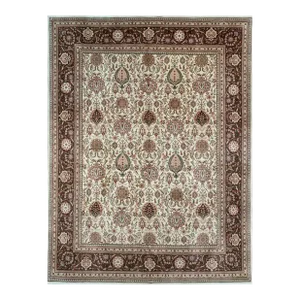 Handwoven Tabriz Style Area Rug 7’8″ X 9’8″