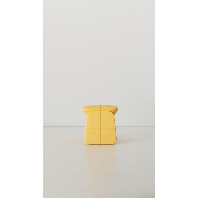 Contemporary Max Stool in Kvadrat Hero 2 Fabric by Julien Lestrille For Sale - Image 3 of 6