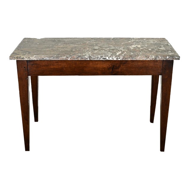 French 19th Century Oak Patisserie Console Table For Sale