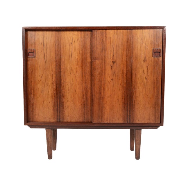 Danish Modern Narrow Rosewood Credenza Chairish