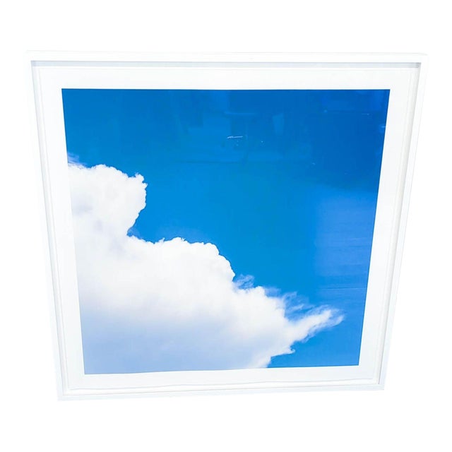 Kimberley Carr Harmon Photography Framed White Clouds Series 3 Print For Sale