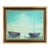 Midcentury Italian Seascape With Fishing Boats For Sale