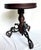 Early 20th Century Vintage Piano Stool/Plant Stand With Ornate Iron Tripod Legs For Sale - Image 5 of 11