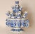 Rococo Royal Delft Tulip Vase Tulpiere Blue and White Earthenware Dragon Handles For Sale - Image 3 of 15
