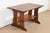Early 20th Century Gustav Stickley Mission Oak Arts & Crafts Trestle Library Table or Writing Desk, Circa 1900 For Sale - Image 5 of 10
