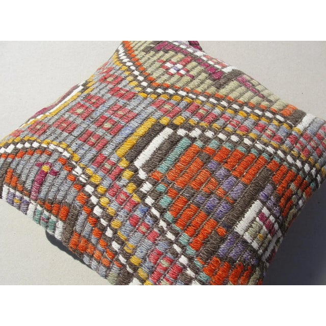 Kilim Rug Pillow For Sale - Image 10 of 11