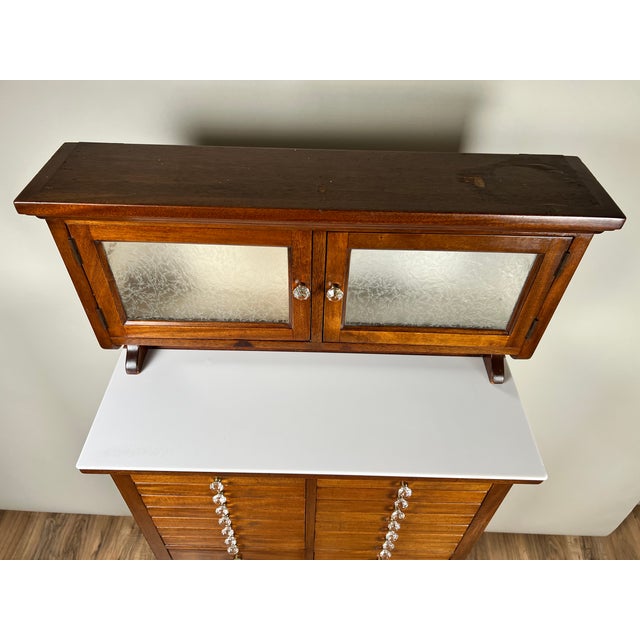 Antique Mahogany Multi-Drawer Dental Cabinet by the American Cabinet Co. C. Early 20th Century For Sale - Image 4 of 14