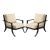 Mid Century Klismos Lounge Chairs-Pair For Sale