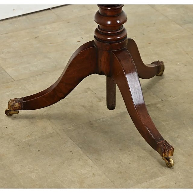 Wood English Circa 1900 Mahogany Adjustable Book Stand For Sale - Image 7 of 12