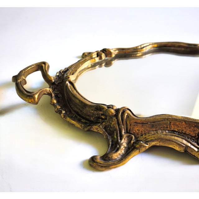 Louis XV-style French Bronze Tray With a Smooth Mirror Finish For Sale - Image 6 of 11