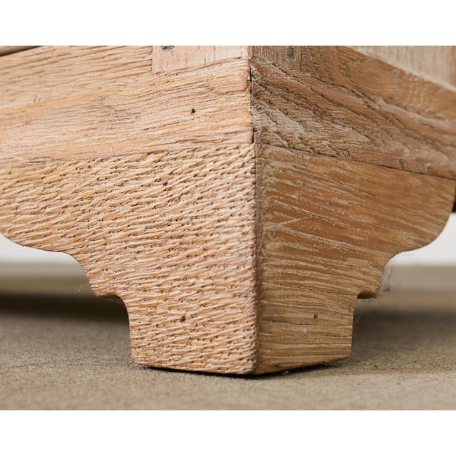 Country English Cerused Limed Oak Welsh Cupboard Dresser For Sale - Image 17 of 18