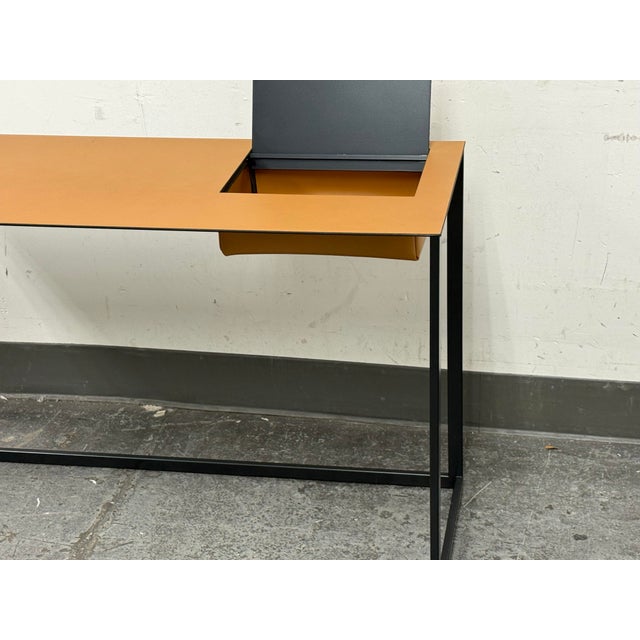 Metal Gabriele Rosa for Zanotta Calamo Desk For Sale - Image 7 of 12