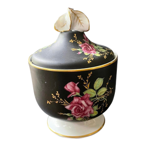 Black and Pink Rosenthal Germany Trinket Dish Selb