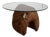 Fell Glass Coffee Table in Brown from Bretz For Sale