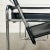 Metal Mid 20th Century Bauhaus Design Chrome and Leather Wassily Chair For Sale - Image 7 of 9