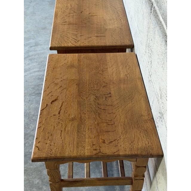 In Style of Henning Kjærnulf Nightstands Set of 2 Danish Mid-Century Modern 1960s For Sale - Image 11 of 13