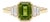 Natural Peridot Ring | Art Deco Engagement Ring | August Birthstone Ring for Women Us 7 For Sale