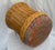 Vintage Boho Chic Rattan Stool in the Style of Wicker Works With Upholstered Seat For Sale - Image 4 of 7