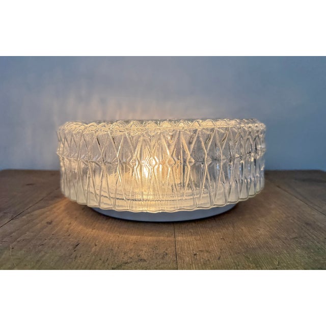 Vintage Glass Wall Light, 1970s For Sale - Image 13 of 17