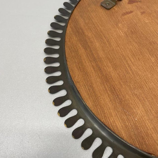 Brass Wall Mirror from Vereinigte Werkstätten, 1950s For Sale - Image 16 of 18