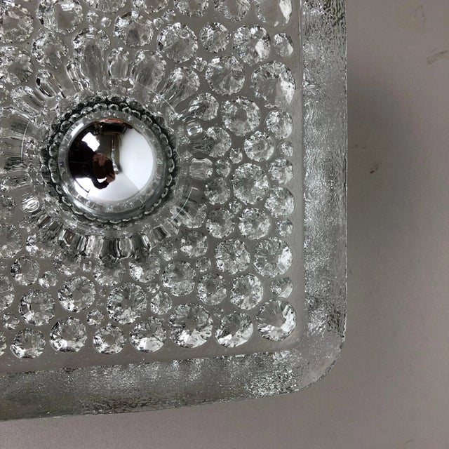 Large Vintage Glass Bubble Sconce from Peill & Putzler 1970s For Sale - Image 13 of 16