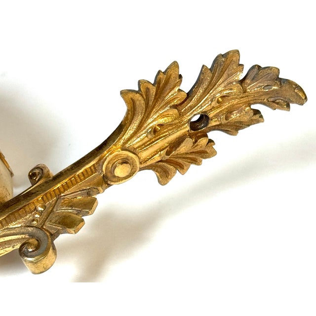 French Pair Napoleon III Fire-Gilt Ormolu Curtain Tiebacks with Classical Female Busts For Sale - Image 3 of 18