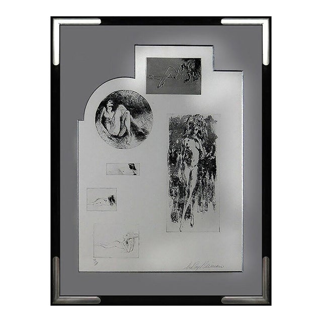 Late 20th Century Six Nudes, LeRoy Neiman For Sale